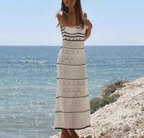 Maxi abito zara maglia - maxi,