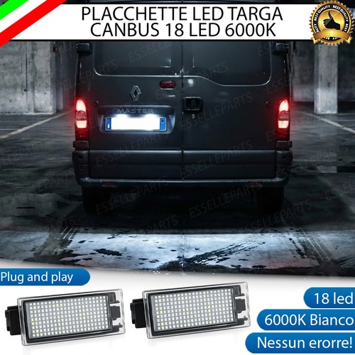 Placchette led luci targa - targa,