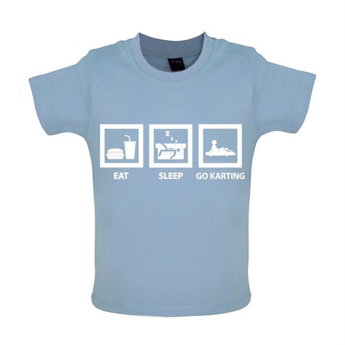 Eat sleep karting t shirt - -, t-shirt
