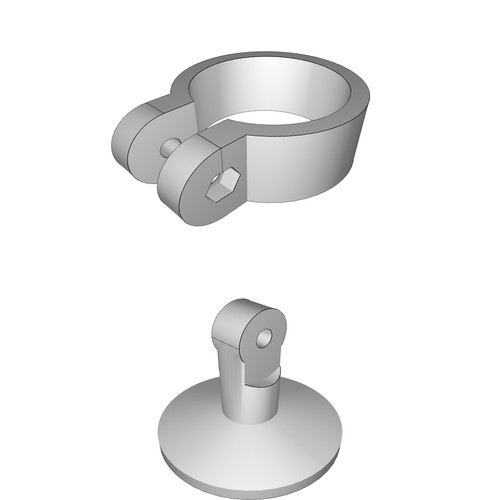 Supporto porta faretto - supporto, led