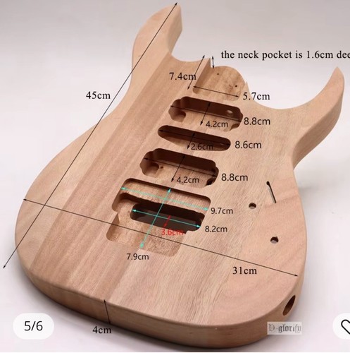 Corpo ponte per chitarra - ponte,
