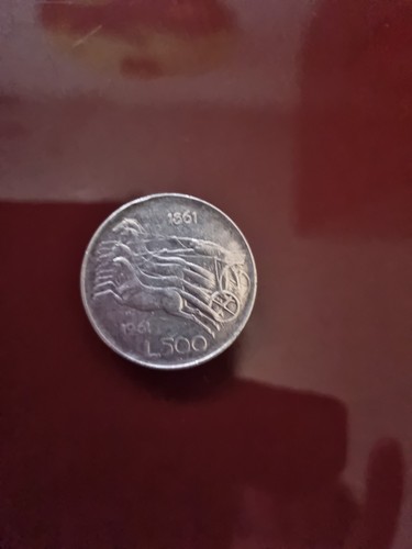 Moneta 500 lire bighe - moneta,