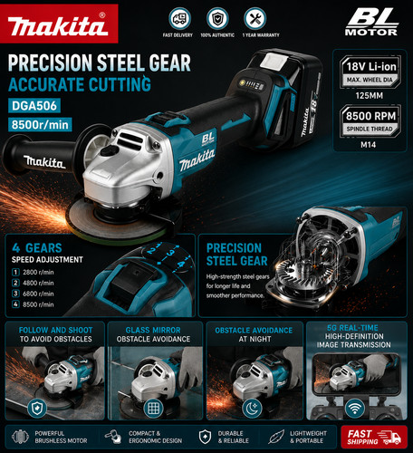 Makita dga506z smerigliatrice - makita,
