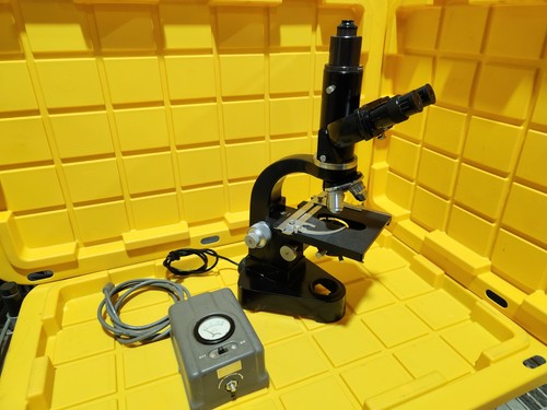 Leitz microscopio trinoculare - leitz,