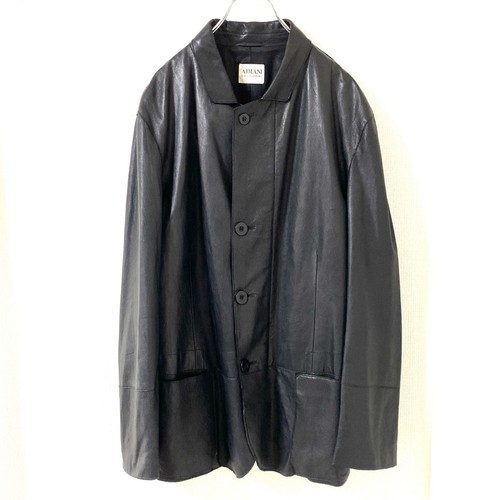 Giacca pelle vintage - , armani