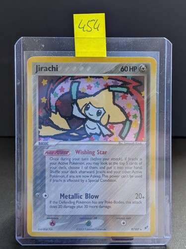 Carta pokemon tcg jirachi - carta,