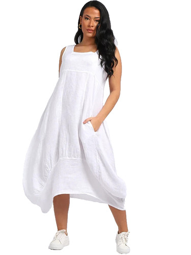 Abito lino italiano - , lagenlook