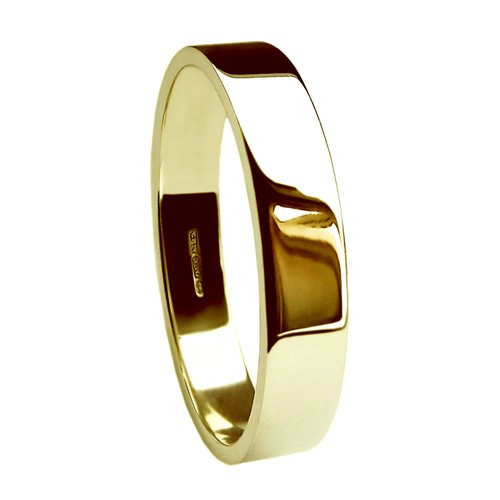 4mm 9ct oro - 9ct, matrimonio