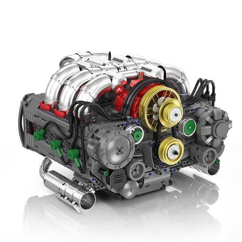 Mould king 10181 boxer - king, engine