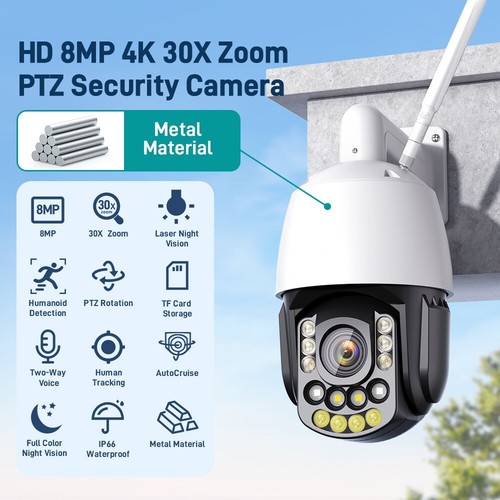 Microseven 8mp 30x poe - 30x, poe+