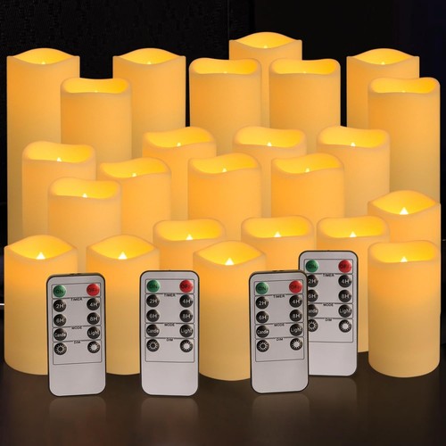 Set candele impermeabili - 24,