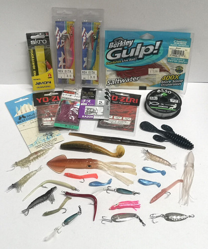 Lotto stock materiale pesca - materiale,