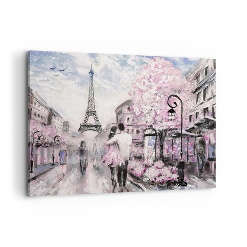 Quadro tela 100x70cm paris - su,