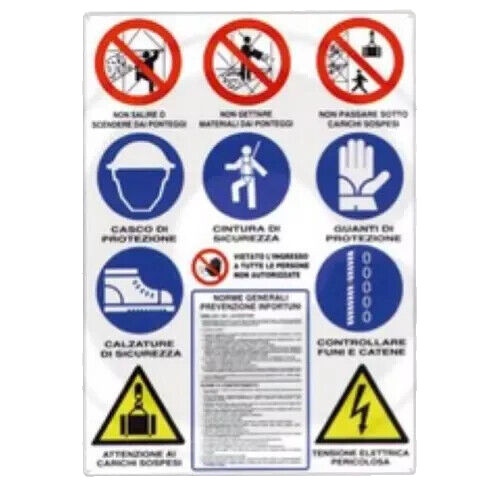 Cartello per cantiere edile - cartello,