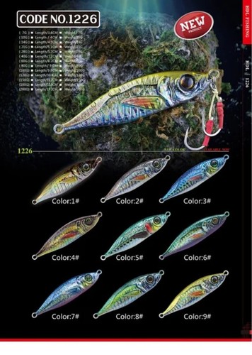 Metal jig minnow artificiale - metal,