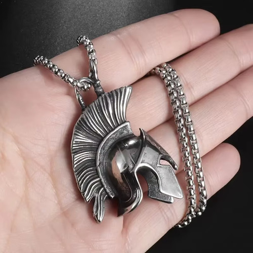 Collana uomo spartano - collana,