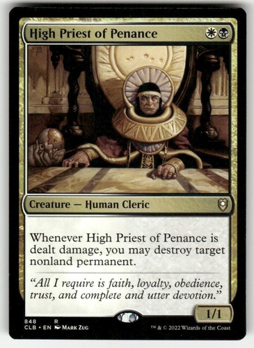 Alto sacerdote della penitenza - alto,