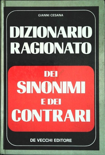 Dizionari odei sinonimi dei - odei,