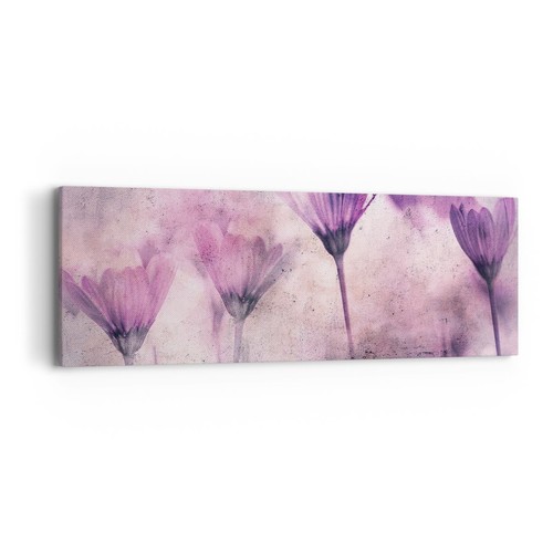 Quadro tela 90x30cm fiori - su,