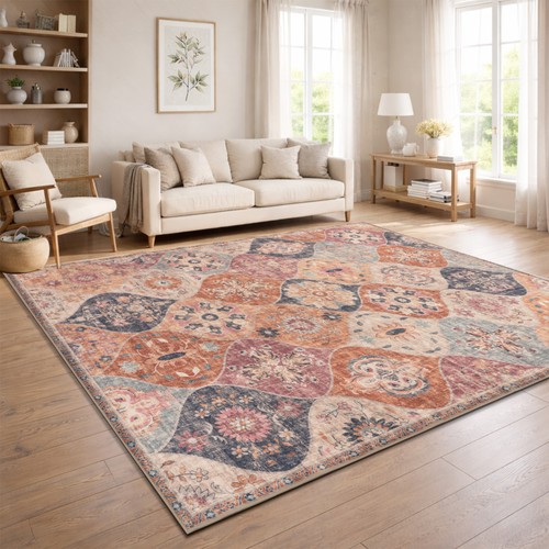 Tappeto vintage boho moderno - boho,