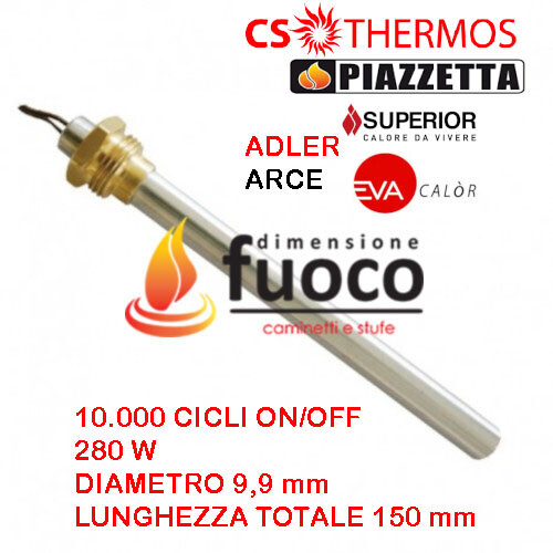 Candeletta accensione stufa - candeletta,