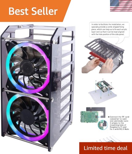 Cluster case per raspberry - case,