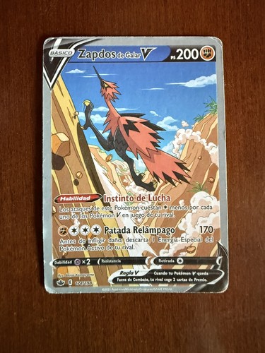 Carta pokemon zapdos - carta,