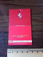 SCUDERIA FERRARI-2002 pass PRESENTAZIONE FERRARI F2002 +FERRARI 575 MARANELLO