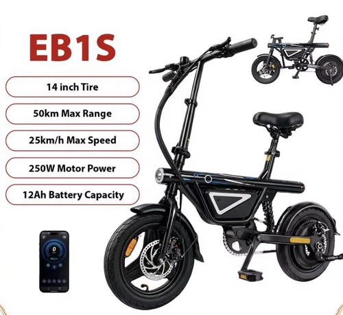 Eb1s bici elettrica pieghevole - bici,