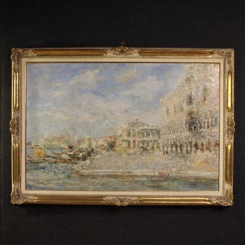 Venezia veduta dipinto - , firmato
