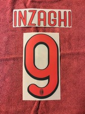KIT INZAGHI 9 ROSSONERO X MAGLIA CALCIO MILAN NUOVO STILSCREEN NEW
