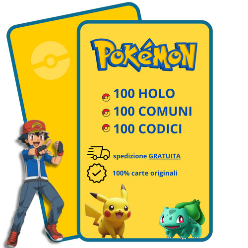 Pokemon scegli tra 100 holo - scegli,