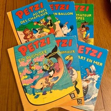 RARES - Petzi - par Hansen - 6 albums (de 1967 à 1984)