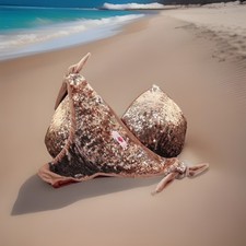 Bikini  tezuk  fulmine cuoio