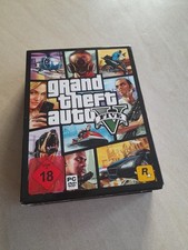 Bundle Grand Theft Auto V GTA 5 PC con scheda lotto Santos box da collezione nuovo