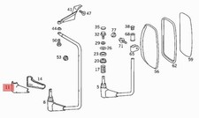 MERCEDES TRUCK LKW 670/673/679 ALLOGGIAMENTO SPECCHIO ESTERNO OEM A6738110260