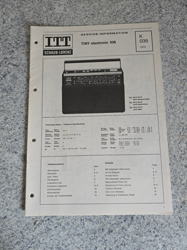 Manuale servizio originale - manuale, di
