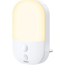 Luce Notturna con Sensore Crepuscolare, 5 Livelli di Luminosità Regola  [ 1 PZ ]