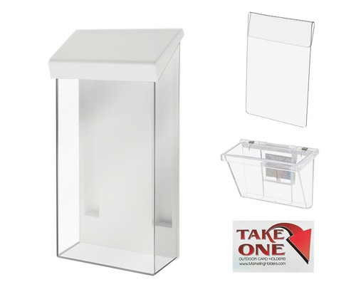 Porta depliant con gancio - , per