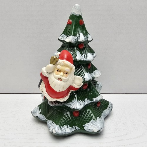 Statuina babbo natale gesso - natale, in