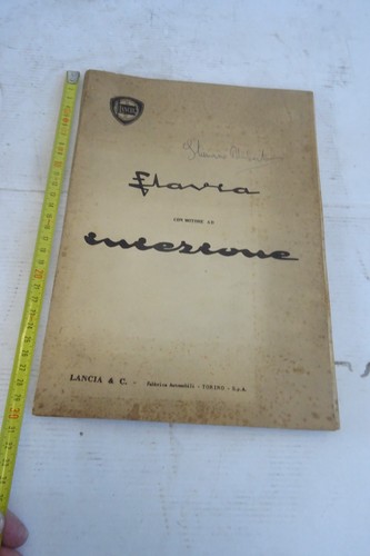 Manuale lancia flavia - manuale, motore