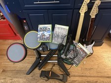 Xbox 360 rock band - band, set