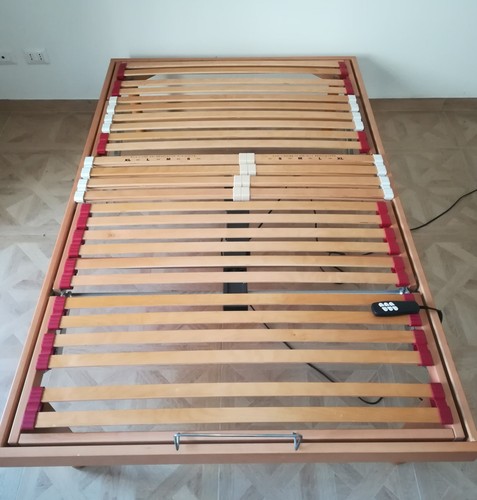 Letto con rete ortopedica - letto,
