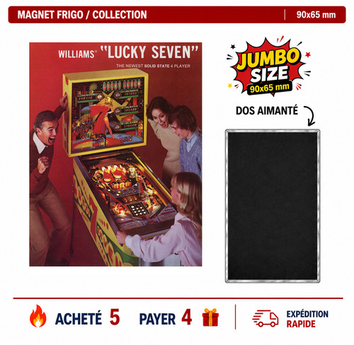 Magnet frigo lucky seven - magnet,