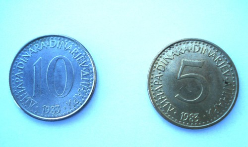 Due monete 5 - monete, 10
