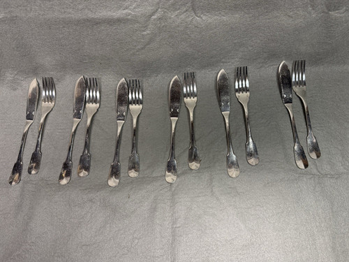 Lotto coltelli pesce e 6 - coltelli,