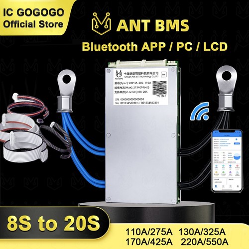 Ant smart banlance bms - bms, 8s-20s