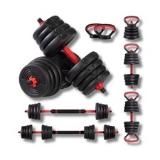 SET MANUBRI PALESTRA REGOLABILI VARI PESI DISPONIBILI CON DISCHI BILANCIERE  GYM