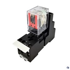 Rele' 4 Scambi 14 pin 24VDC cc Monostabile 5A 240 VAC / 28 VDC RELAY con Zoccolo