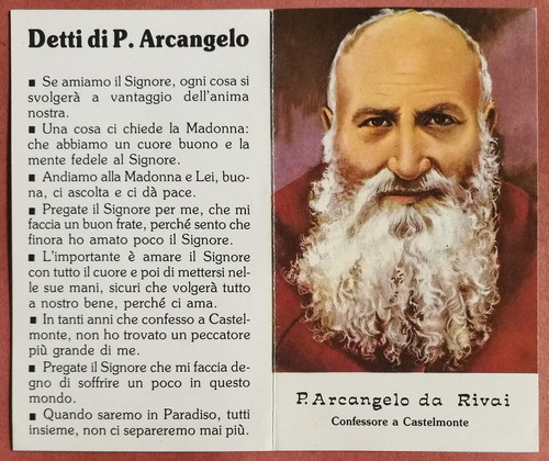 Santino holy card libretto - holy,